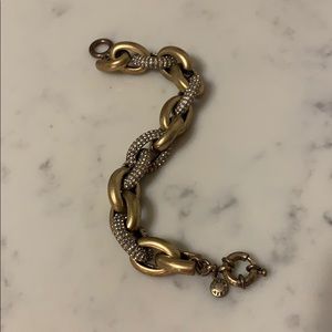 J.Crew pave link bracelet